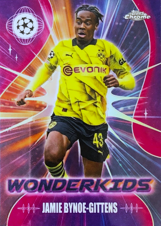 Jamie Bynoe-Gittens - Wonderkids - Topps Chrome UEFA Club Competitions 23/24