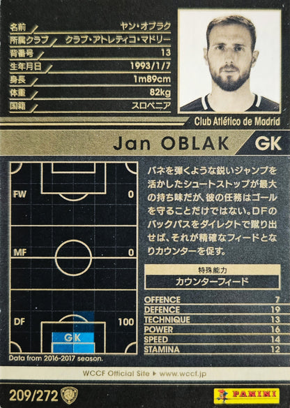 Jan Oblak - WCCF 17/18