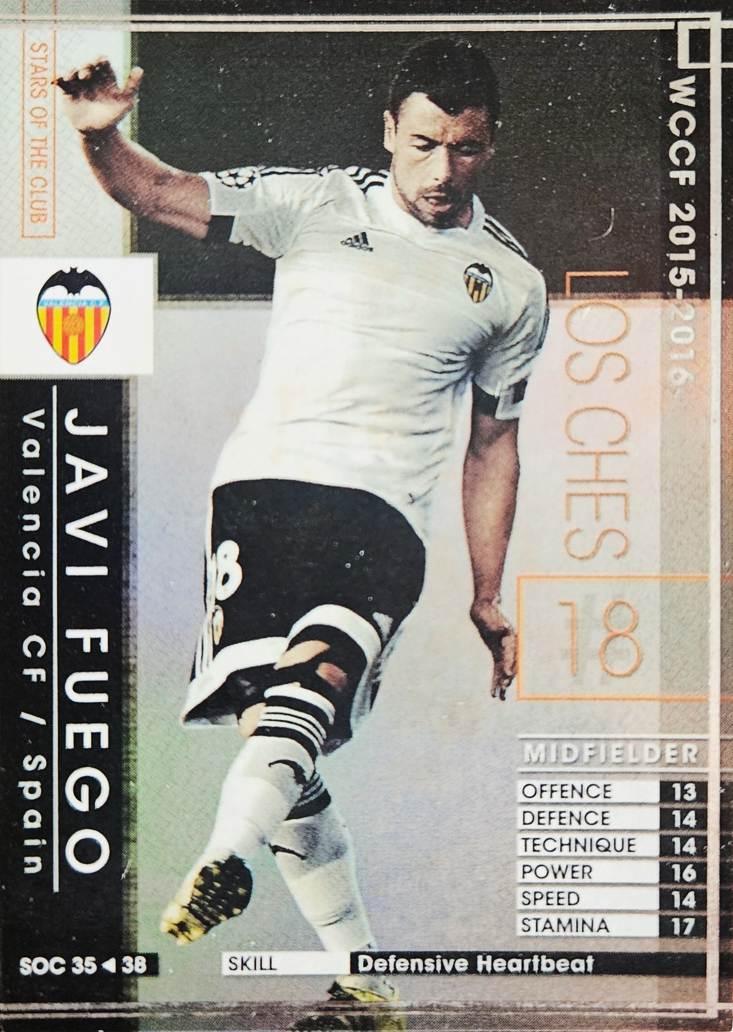 Javi Fuego - Stars of the Club - WCCF 15/16
