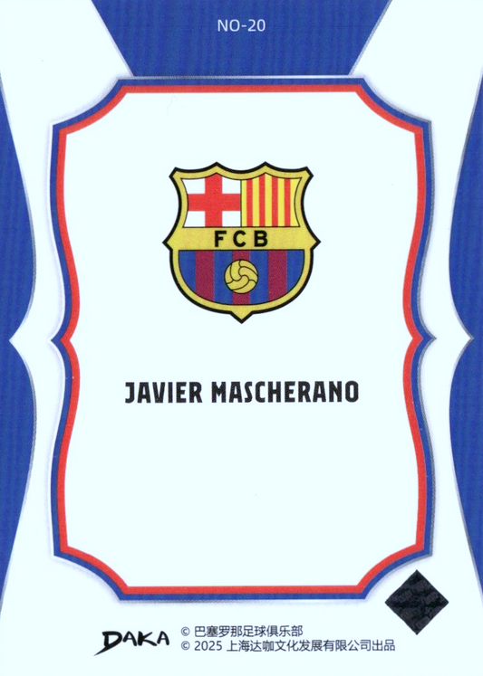 Javier Mascherano - NO-20 - Top Audience Barcelona 24/25
