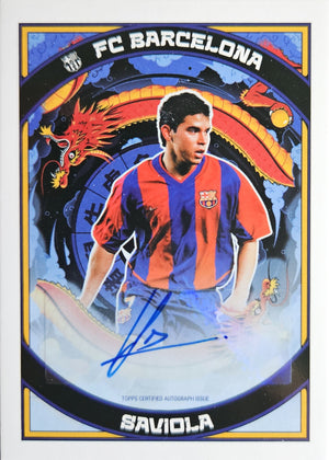 Javier Saviola - Autógrafo original Chinese Zodiac - Year of the Dragon China 23/24