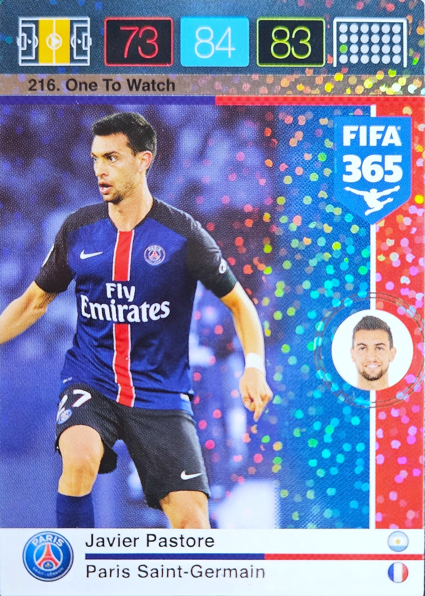Javier Pastore - One to watch - Adrenalyn XL FIFA 365 2016