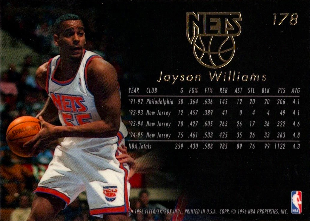 Jayson Williams - Flair 95/96