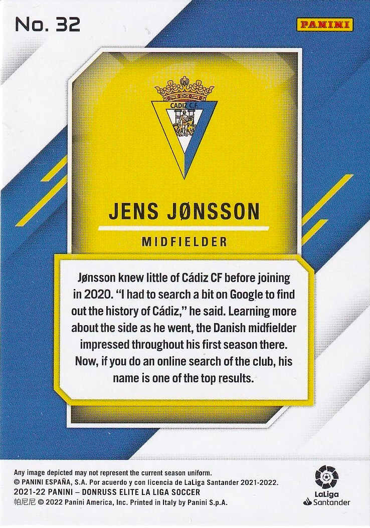 Jens Jønsson - Donruss Elite LaLiga 21/22