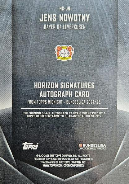 Jens Nowotny /149 - Autógrafo original - Horizon - Midnight Bundesliga 24/25