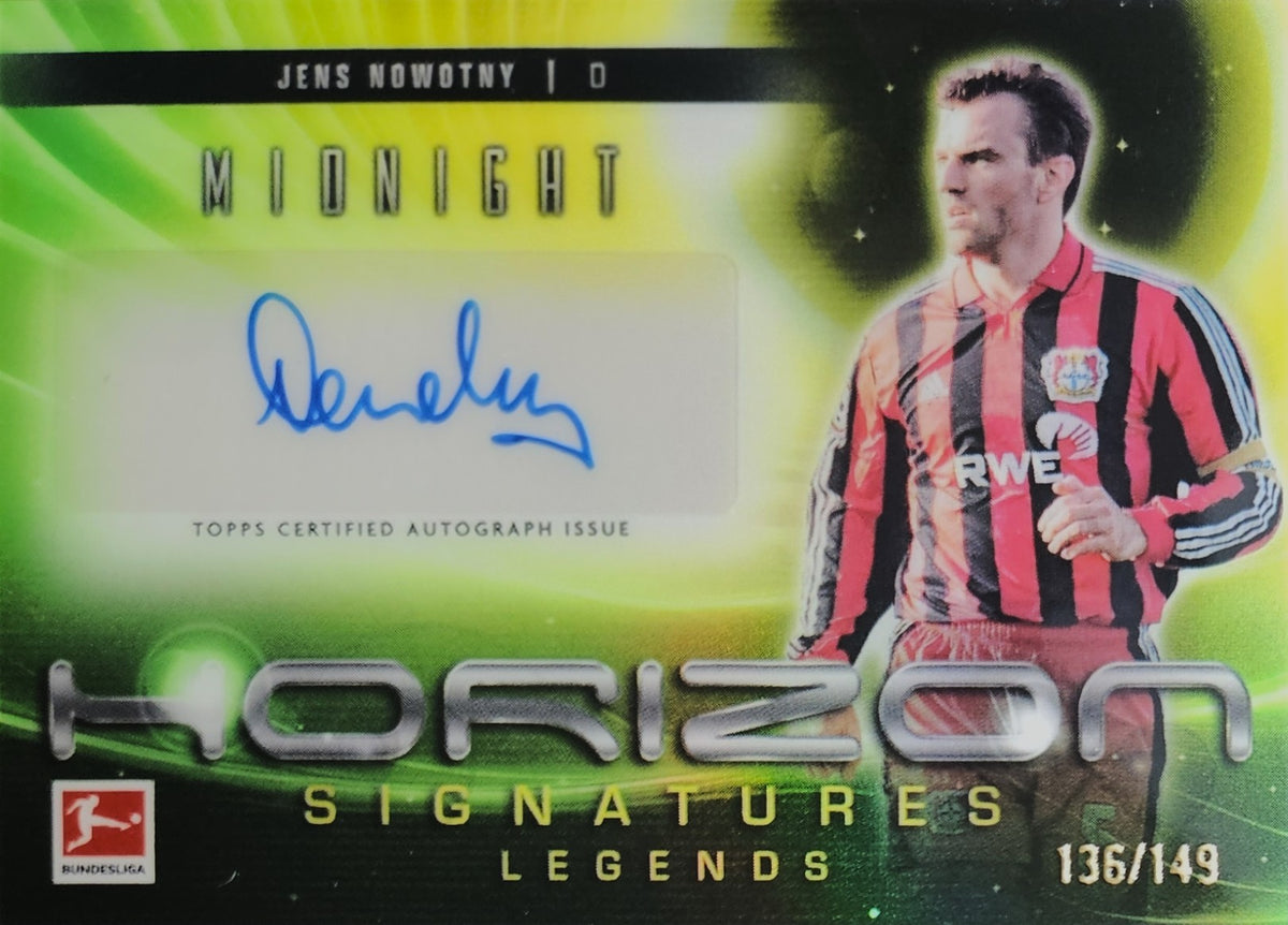 Jens Nowotny /149 - Autógrafo original - Horizon - Midnight Bundesliga 24/25