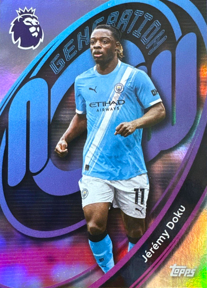 Jérémy Doku - Generation Now - Topps Premier League 2026