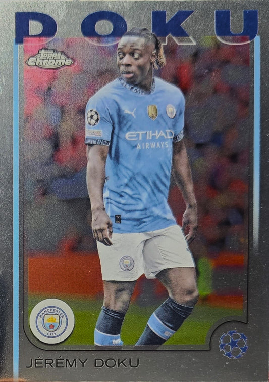 Jérémy Doku - Topps Chrome UEFA Club Competitions 24/25