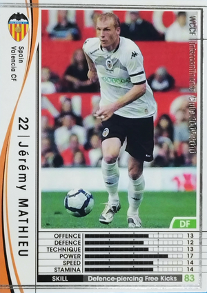 Jérémy Mathieu - Intercontinental Clubs - WCCF 09/10