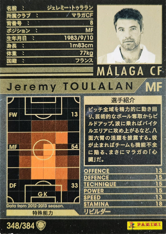 Jérémy Toulalan - WCCF 12/13