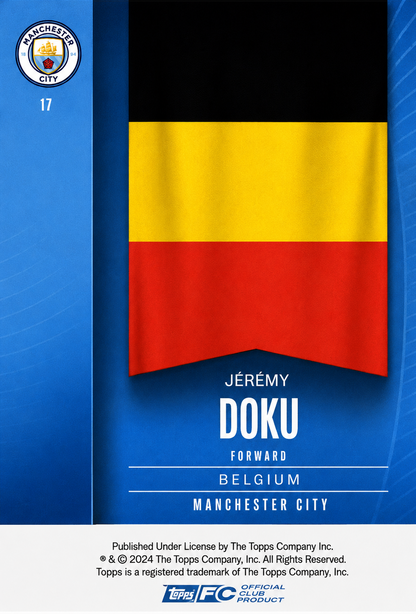 Jérémy Doku - Fan Set Manchester City 24/25