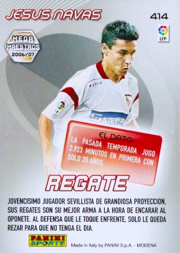 Jesús Navas - Mega Maestros - Megacracks 06/07