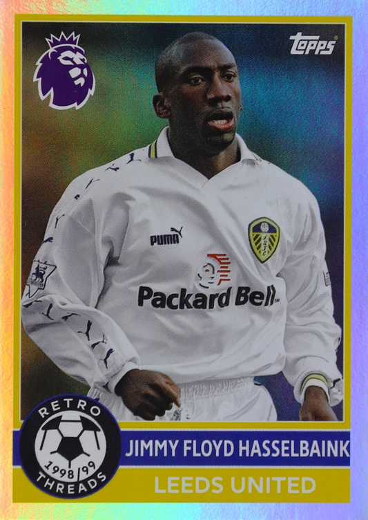 Jimmy Floyd Hasselbaink - Retro Threads - Topps Premier League 2026