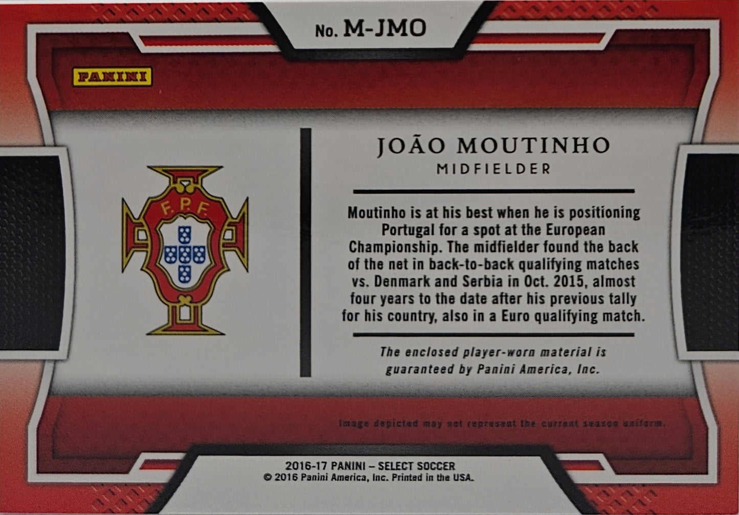 João Moutinho - Parche - Select Soccer 16/17