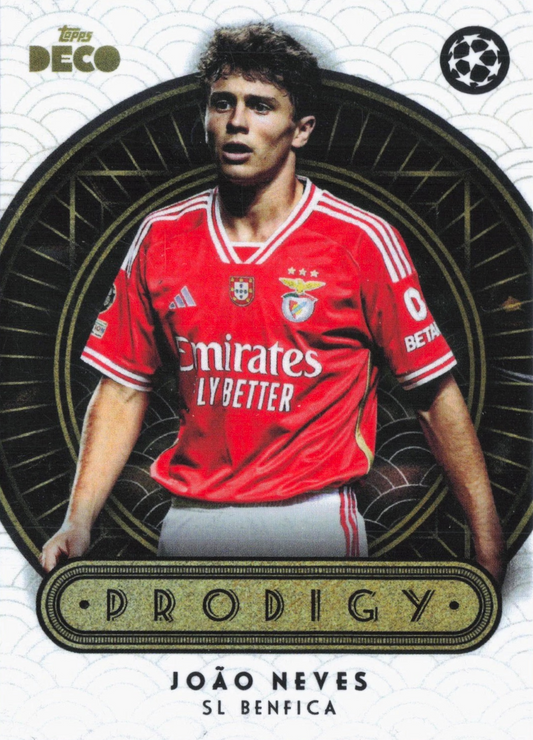João Neves - Prodigy - Topps Deco UEFA Club Competitions 22/23