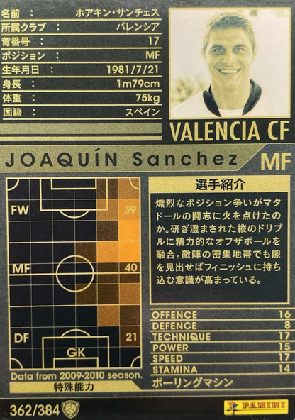 Joaquín - Intercontinental Clubs - WCCF 09/10