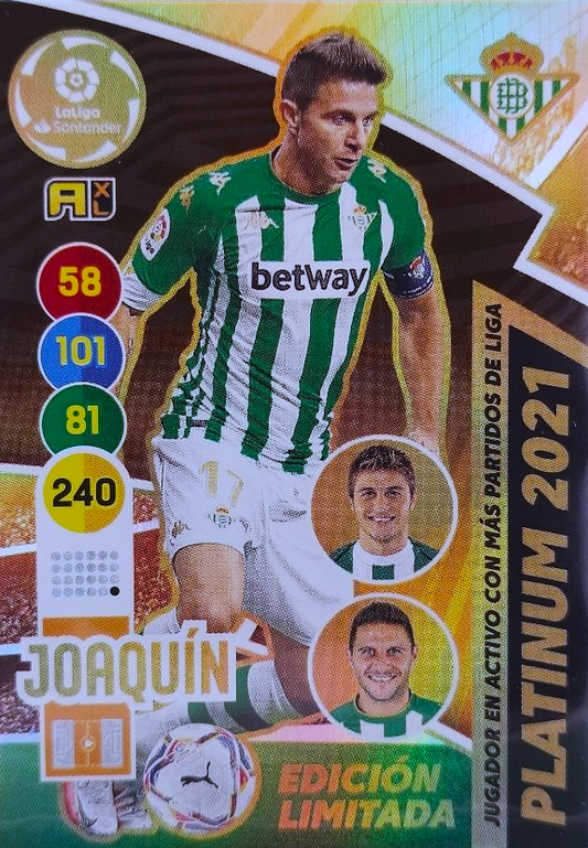 Joaquín - Platinum 2021 - Adrenalyn XL LaLiga 20/21