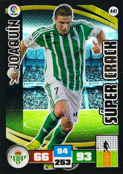Joaquín - Súper Crack - Adrenalyn XL LaLiga 15/16