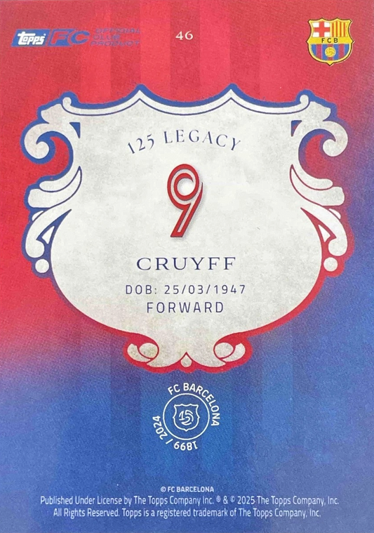 Johan Cruyff - 125 aniversario Barcelona