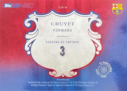 Johan Cruyff - Capitán - 125 aniversario Barcelona