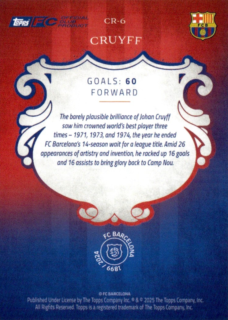 Johan Cruyff - Cream of the Crop - 125 aniversario Barcelona