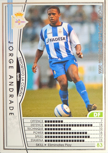 Jorge Andrade - European Clubs - WCCF 04/05