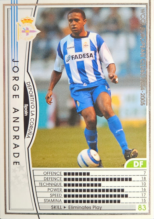 Jorge Andrade - European Clubs - WCCF 04/05