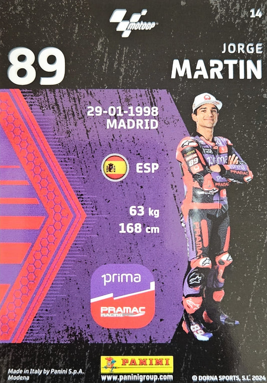 Jorge Martín - Starting Grid - MotoGP 2024 75th Anniversary