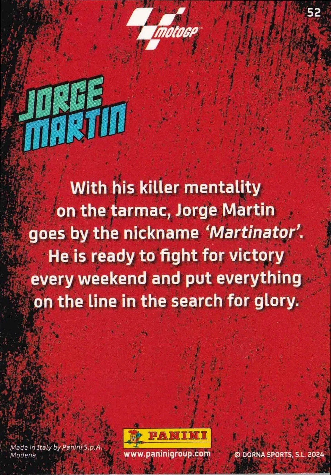 Jorge Martín - Unstoppable - MotoGP 2024 75th Anniversary