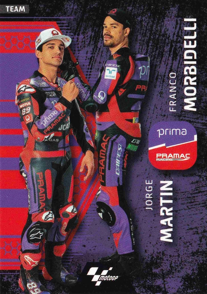 Jorge Martín y Franco Morbidelli - Team - MotoGP 2024 75th Anniversary