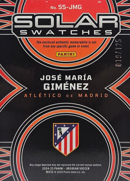 José Maria Giménez /125 - Parche - Obsidian Soccer 24/25