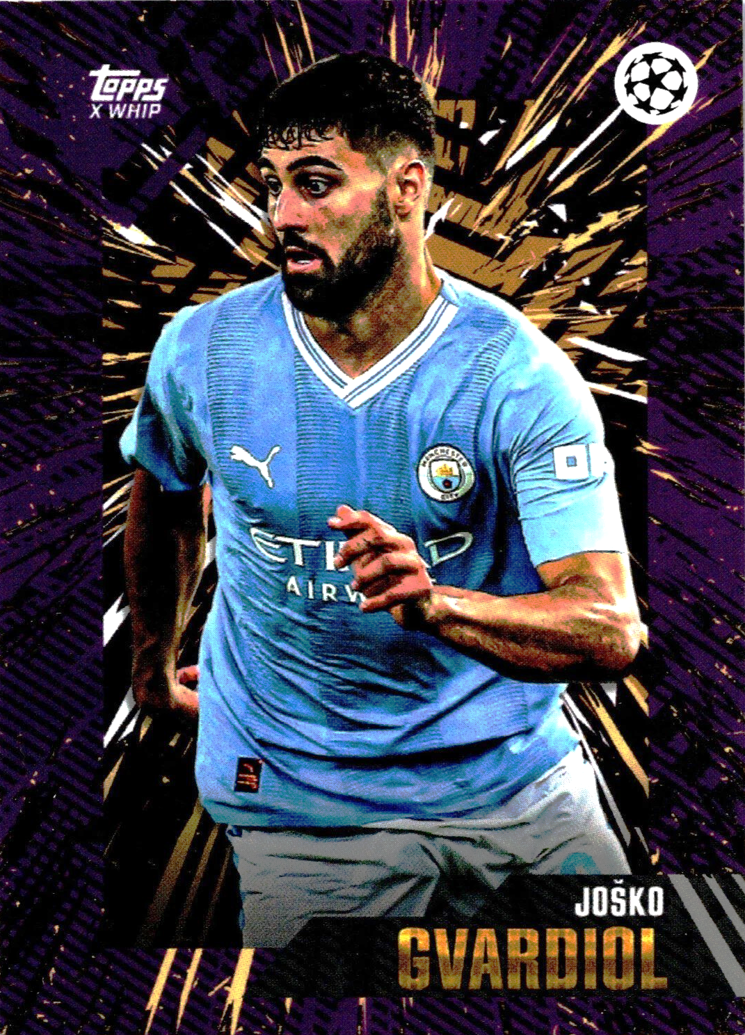 Joško Gvardiol - Topps Gold UEFA Club Competitions 23/24