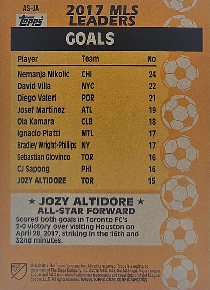 Jozy Altidore - All Star - MLS Soccer 2018