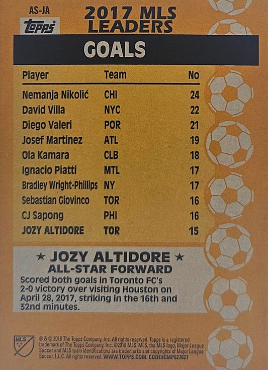 Jozy Altidore - All Star - MLS Soccer 2018