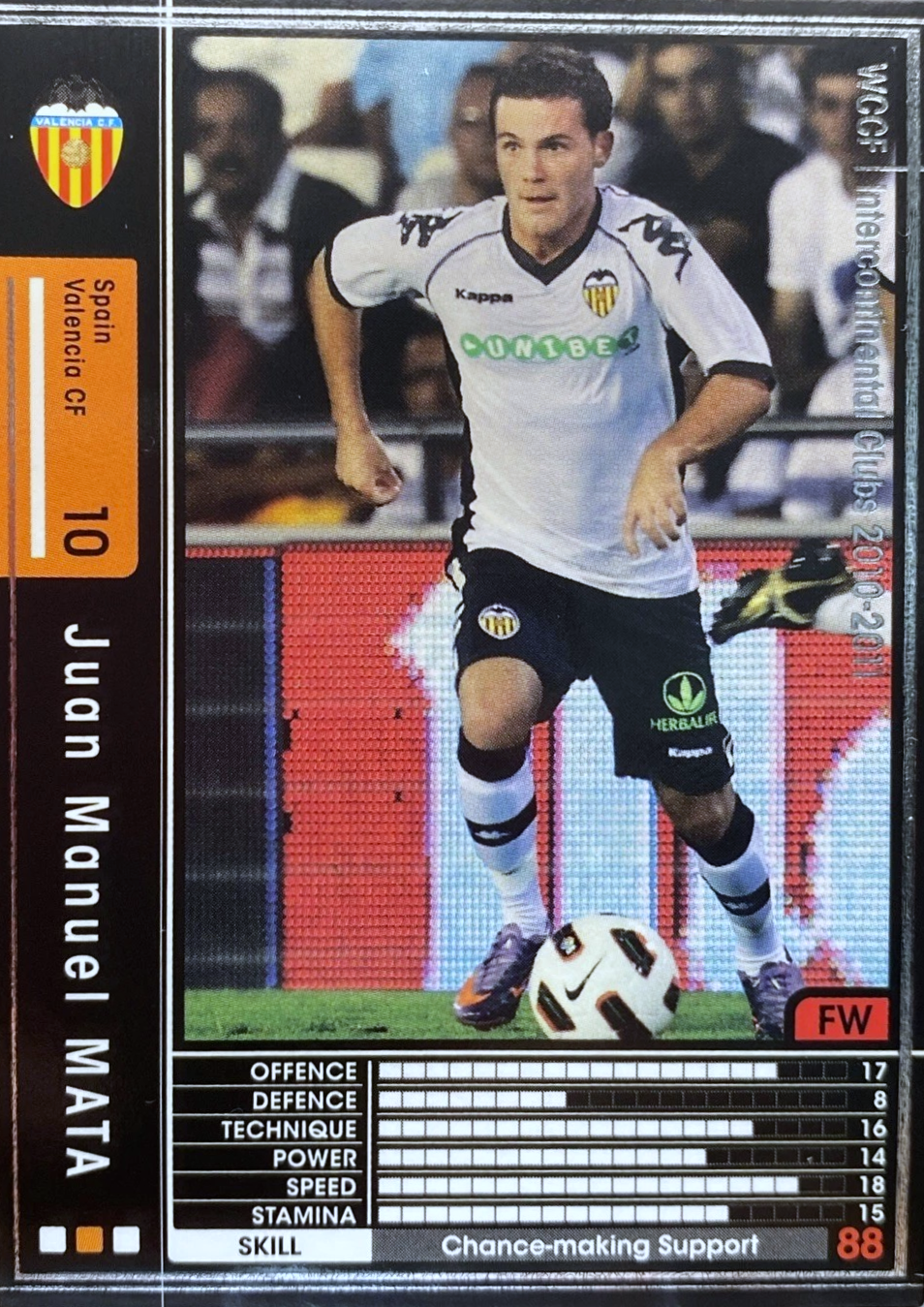 Juan Mata - Intercontinental Clubs - WCCF 10/11