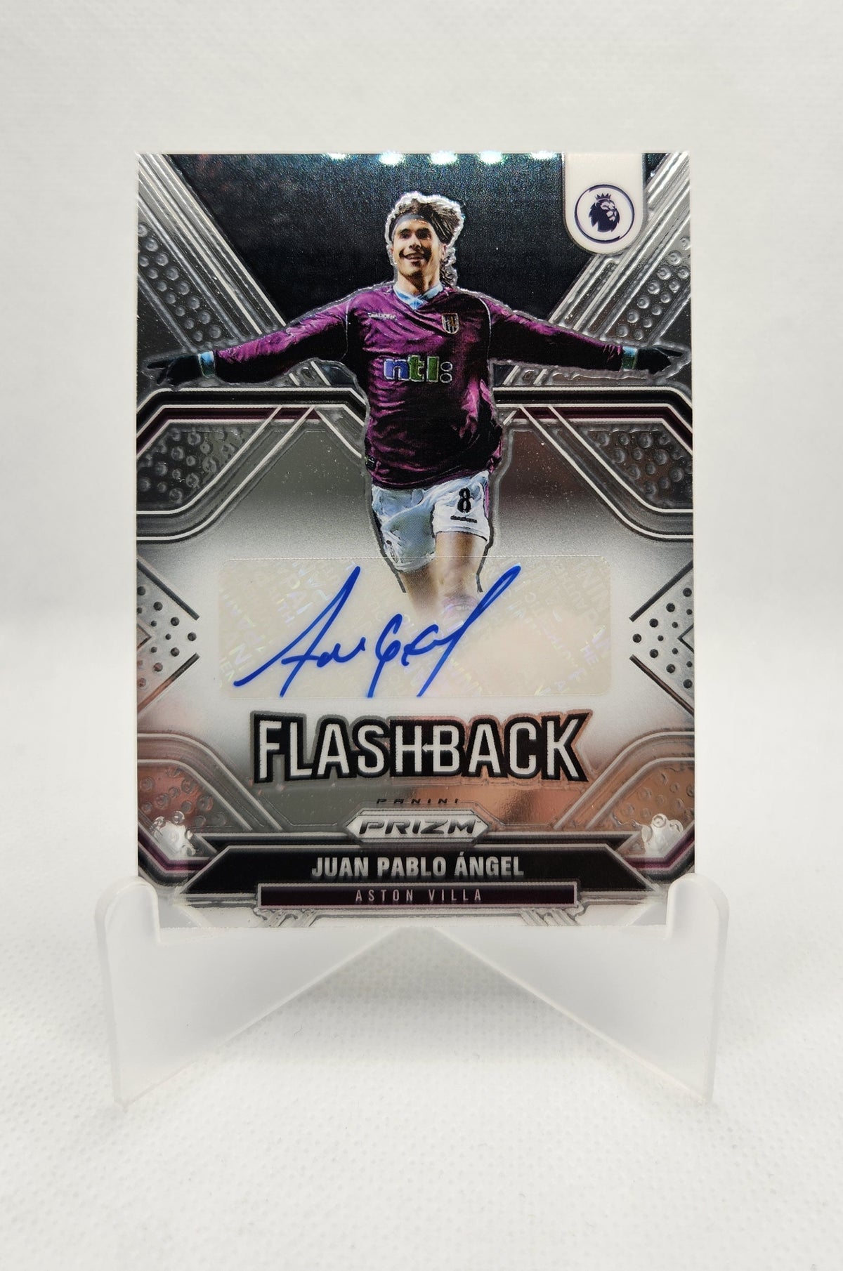 Juan Pablo Ángel - Autógrafo original - Prizm Premier League 21/22
