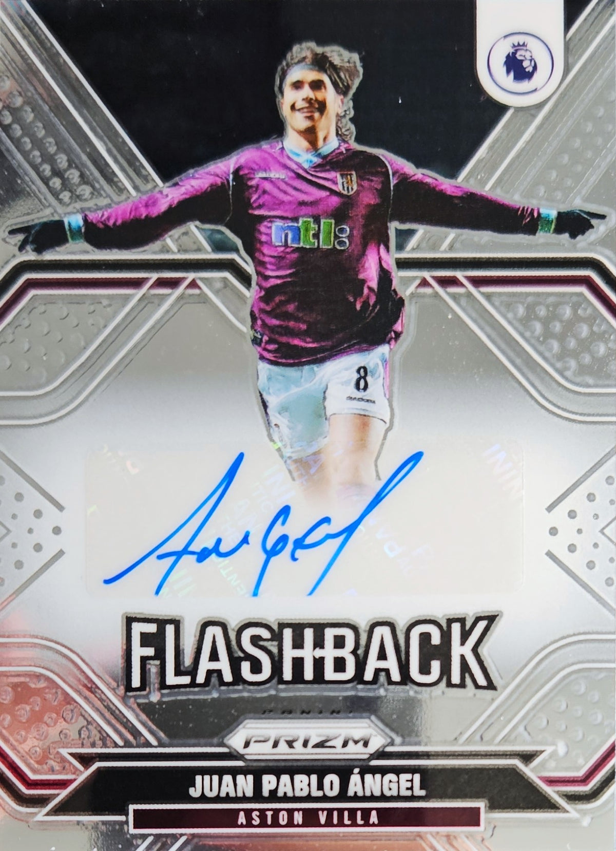 Juan Pablo Ángel - Autógrafo original - Prizm Premier League 21/22