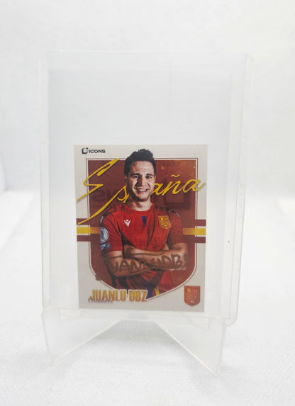 JuanluDBZ - Autógrafo original dorado - Selección española de creadores 2026