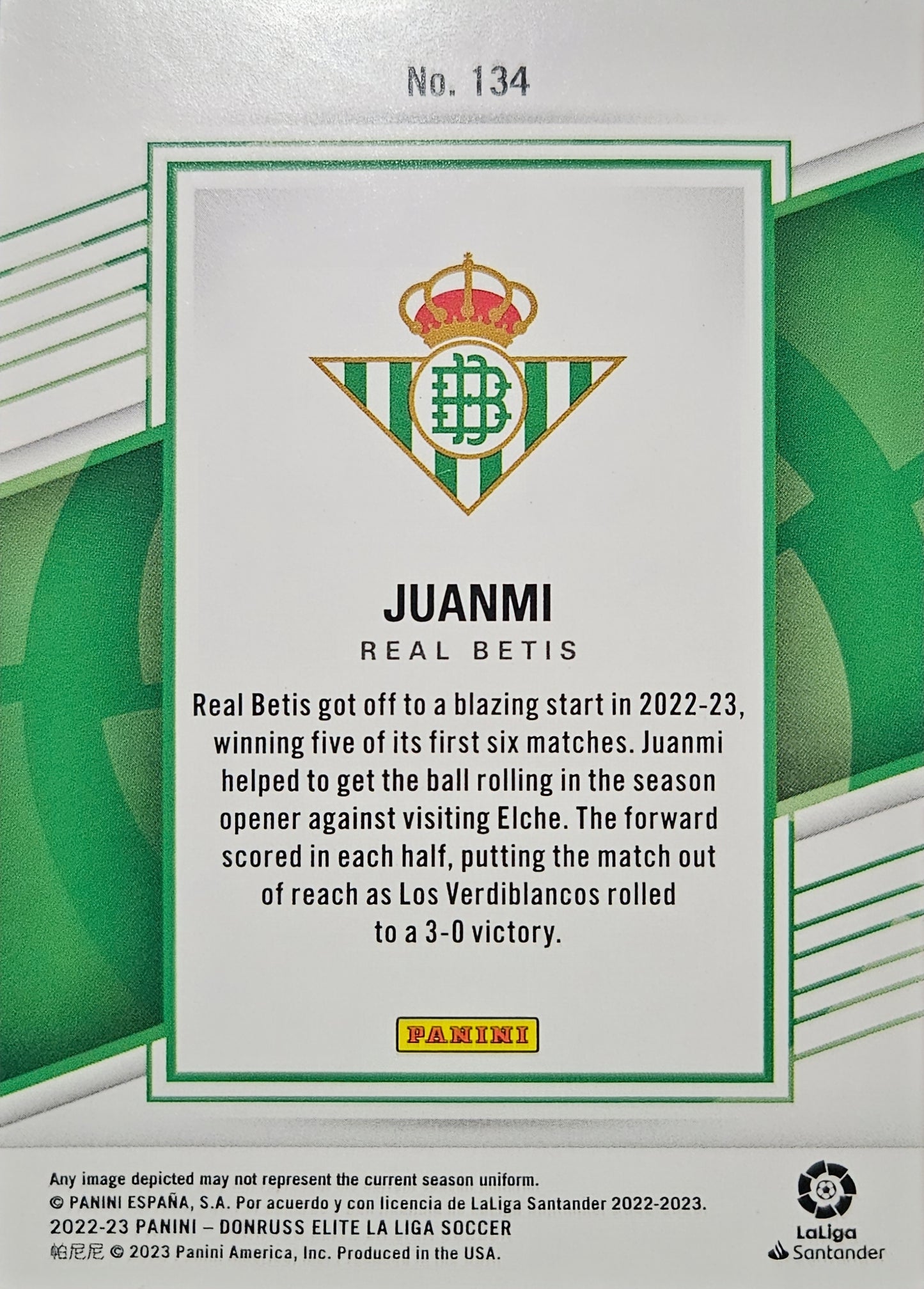 Juanmi - Donruss Elite LaLiga 22/23