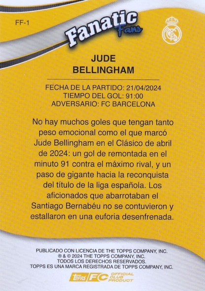 Jude Bellingham - Fanatic Fans - Fan Set Real Madrid 23/24