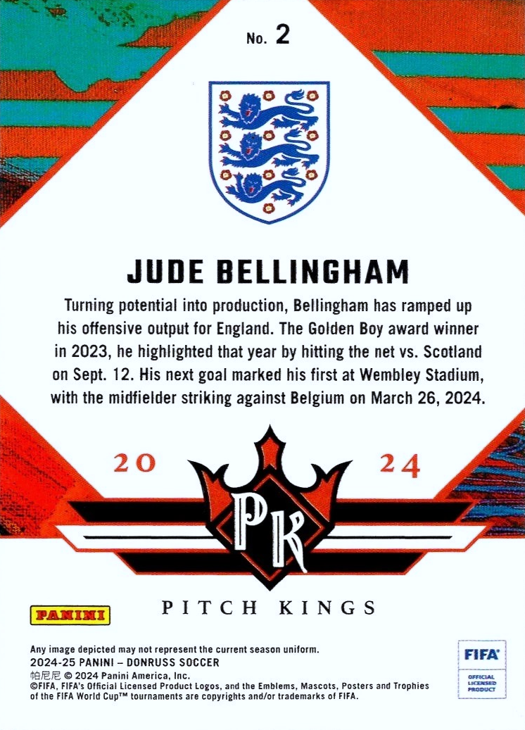 Jude Bellingham - Pitch Kings Bronze - Donruss Soccer 24/25