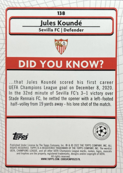 Jules Koundé - Merín UEFA Club Competitions 21/22