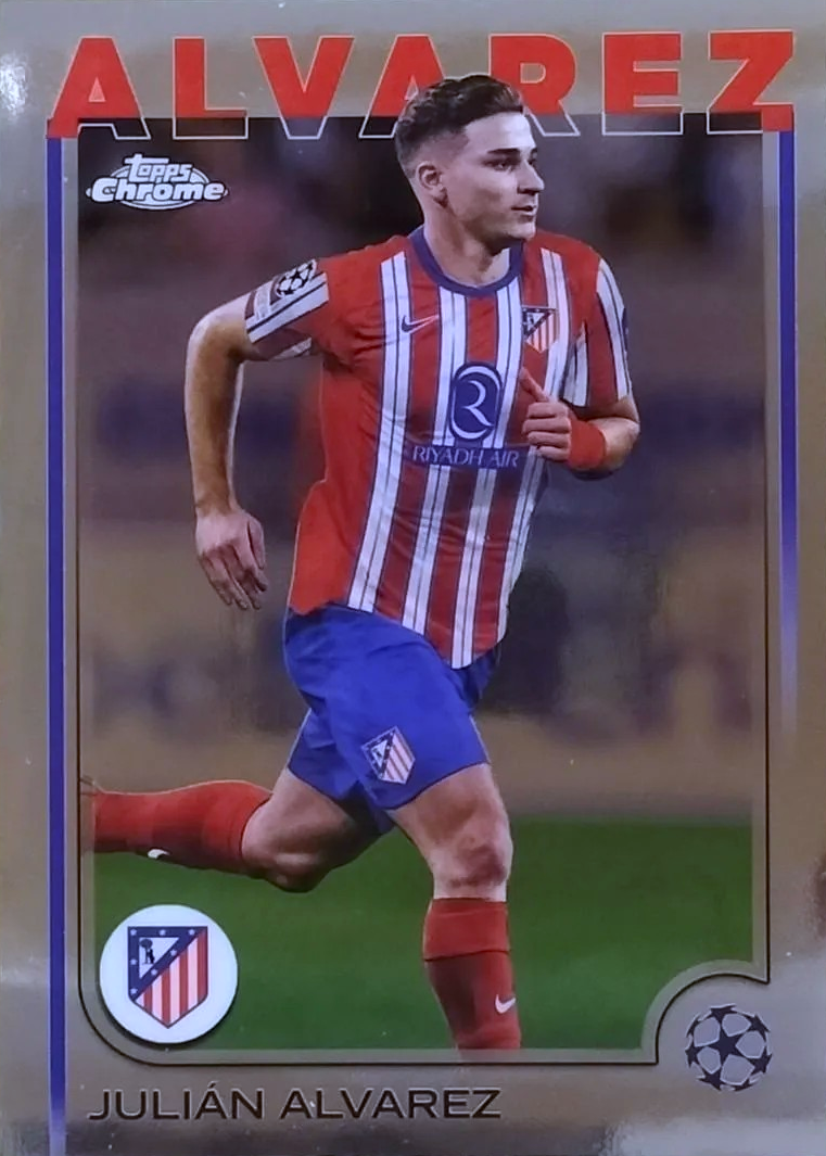 Julián Álvarez - Topps Chrome UEFA Club Competitions 24/25