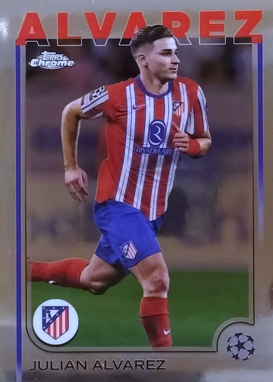 Julián Álvarez - Topps Chrome UEFA Club Competitions 24/25
