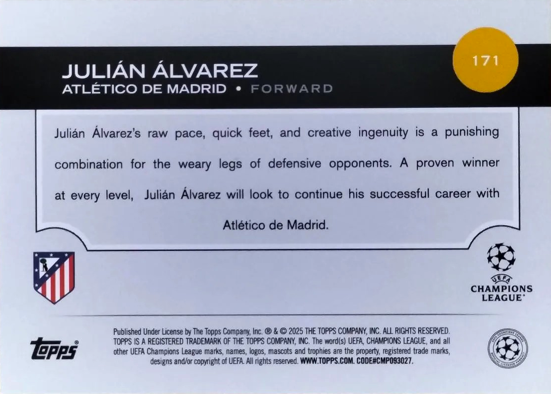 Julián Álvarez - UEFA Club Competitions 24/25
