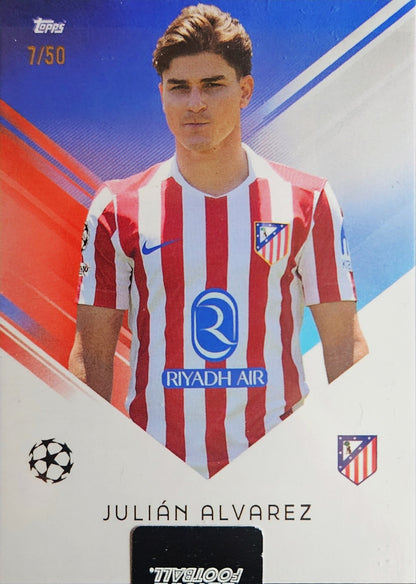 Julián Álvarez /50 - Topps Total Football 25/26