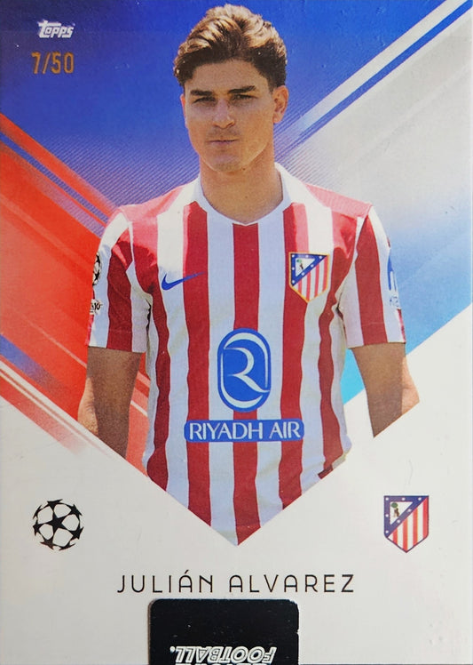 Julián Álvarez /50 - Topps Total Football 25/26