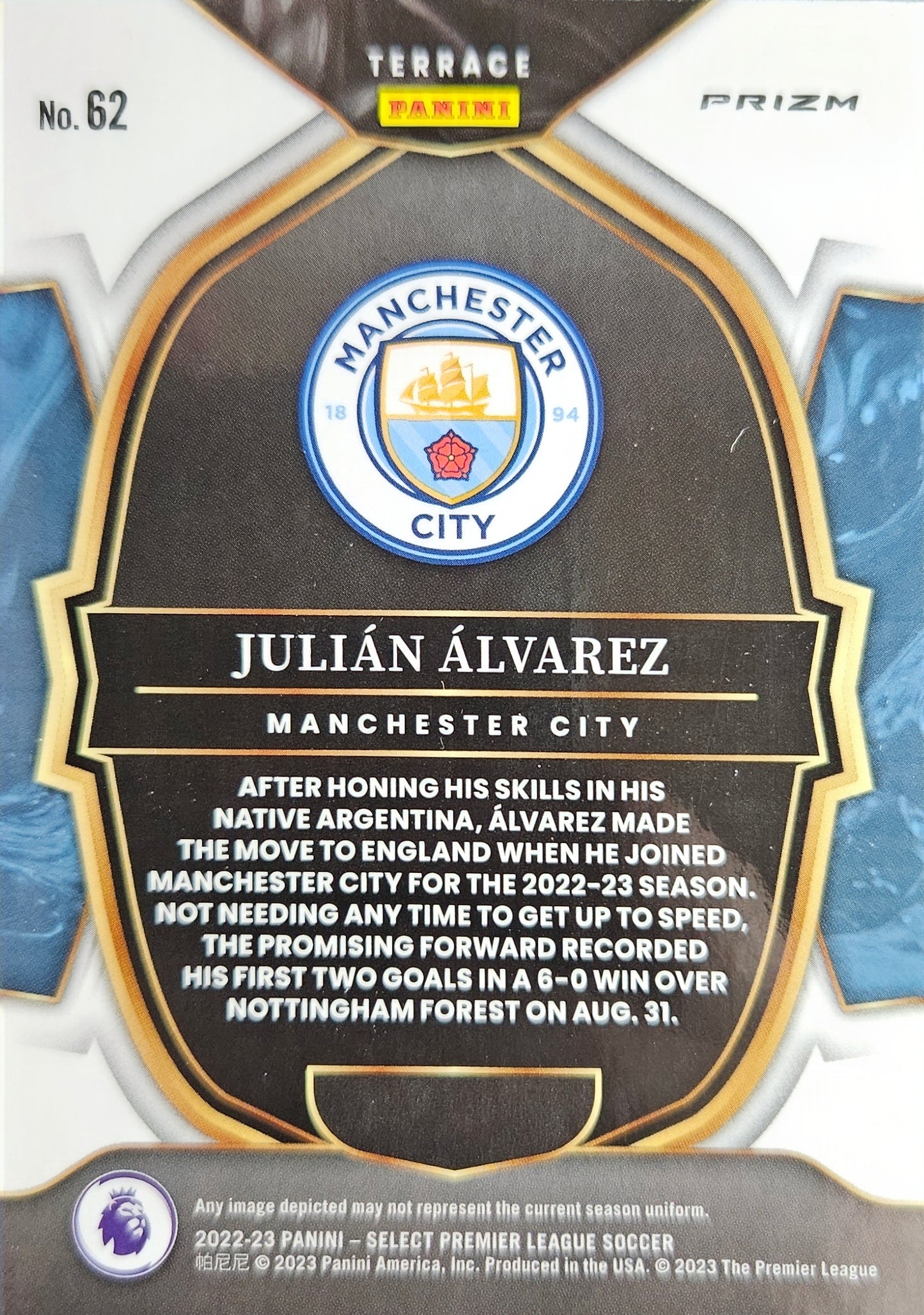 Julián Álvarez (RC) - Terrace Purple - Select Premier League 22/23