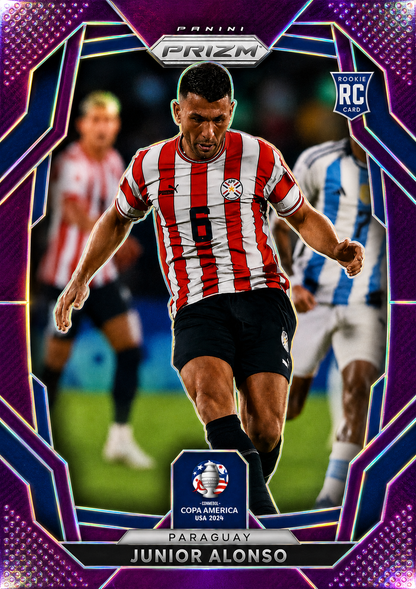 Junior Alonso (RC) /49 - Prizm CONMEBOL Copa América 2024