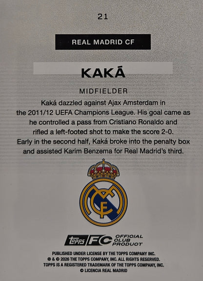Kaká - Bona Fide - Team Set Real Madrid 25/26